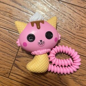 3.5" Tall Lalaloopsy Doll Scoops Ice Cream Waffle Cone Doll Pet Cat